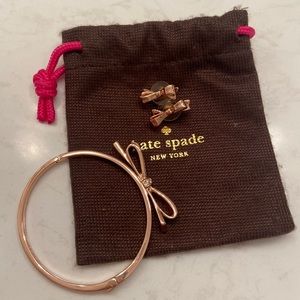 Kate spade bracelet and earrings